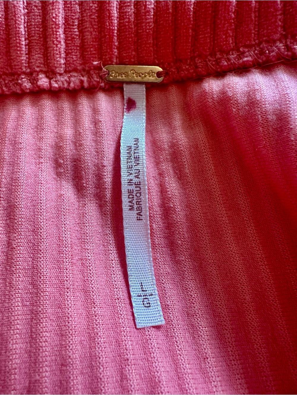 Free People Helen Prairie Rose Ribbed Midi Skirt - Picture 6 of 7